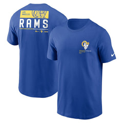Los Angeles Rams Team Incline T-Shirt - Royal T-shirts