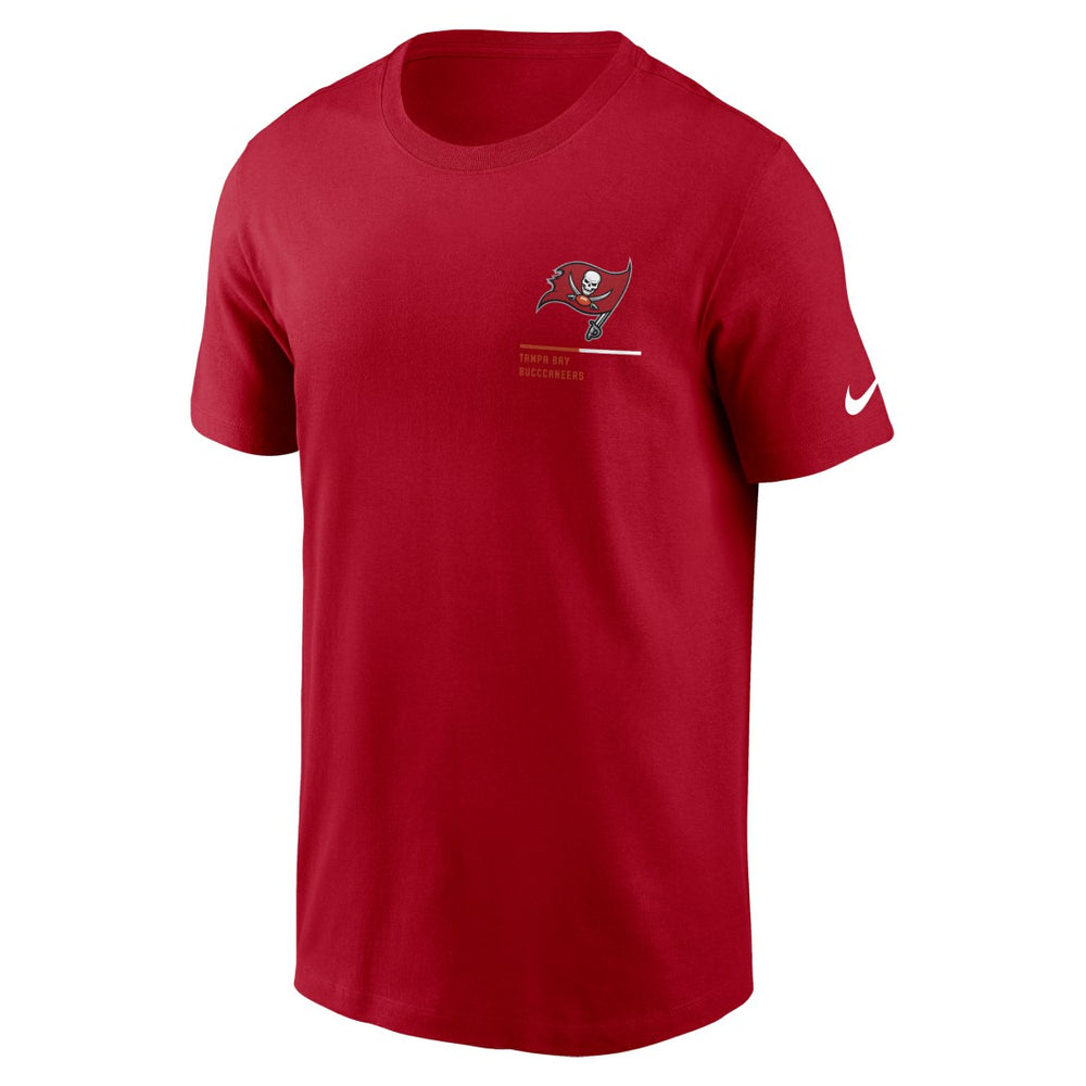 Tampa Bay Buccaneers Team Incline T-Shirt - Red T-shirts
