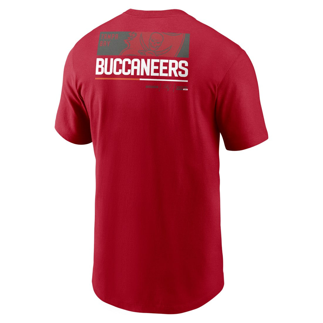 Tampa Bay Buccaneers Team Incline T-Shirt - Red T-shirts