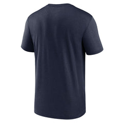 New England Patriots Horizontal Lockup Legend T-Shirt - Navy T-shirts