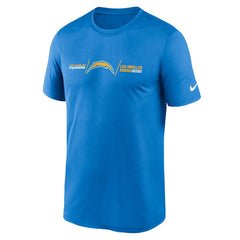 Los Angeles Chargers Horizontal Lockup Legend T-Shirt - Powder Blue T-shirts