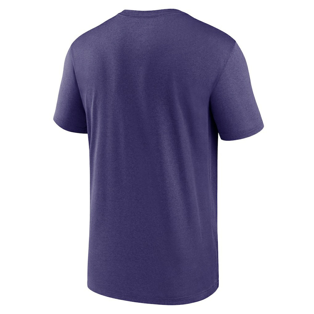 Baltimore Ravens Horizontal Lockup Legend T-Shirt - Purple T-shirts