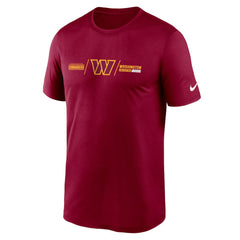 Washington Commanders Horizontal Lockup Legend T-Shirt - Burgundy T-shirts