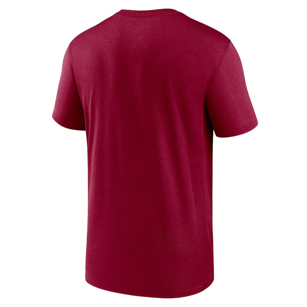 Washington Commanders Horizontal Lockup Legend T-Shirt - Burgundy T-shirts
