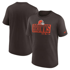 Cleveland Browns Exceed Performance T-Shirt - Brown T-shirts