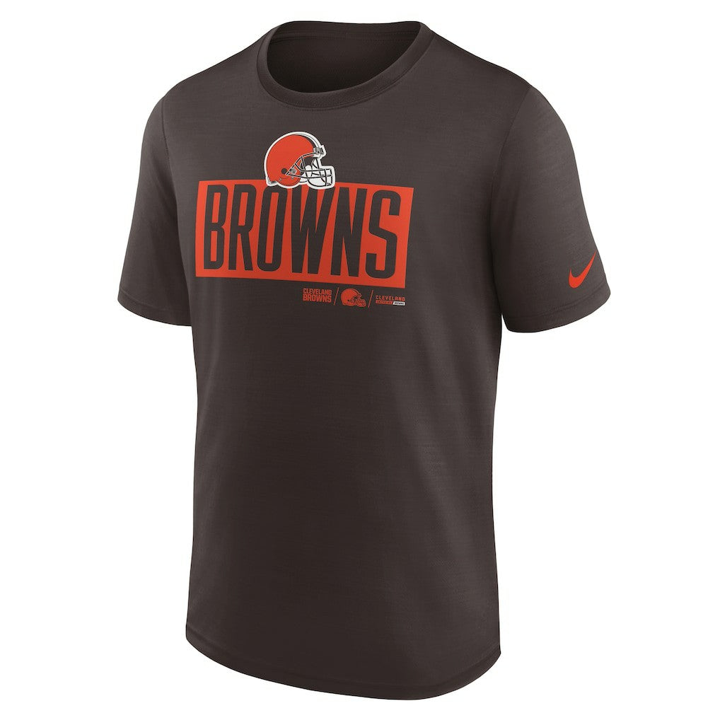 Cleveland Browns Exceed Performance T-Shirt - Brown T-shirts