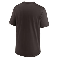 Cleveland Browns Exceed Performance T-Shirt - Brown T-shirts
