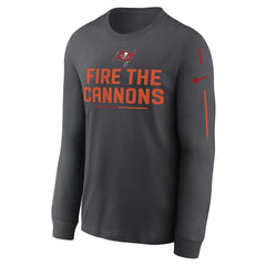 Tampa Bay Buccaneers Team Slogan Long Sleeve T-Shirt - Anthracite T-shirts