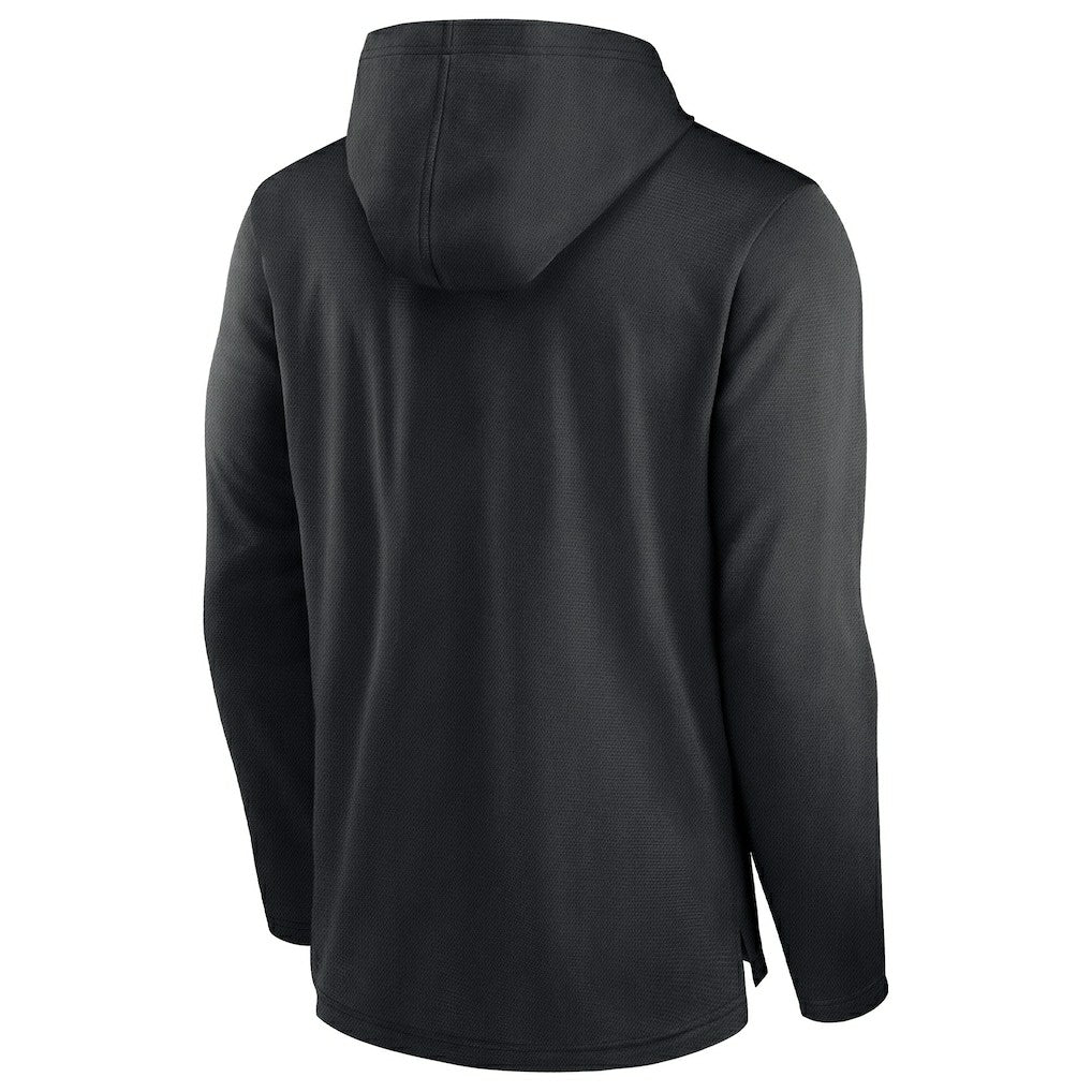 Las Vegas Raiders Lightweight Performance Hooded Long Sleeve T-Shirt - Black T-shirts