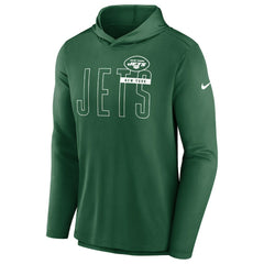 New York Jets Lightweight Performance Hooded Long Sleeve T-Shirt - Green T-shirts