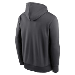 Arizona Cardinals Prime Logo Name Split Pullover Hoodie - Anthracite Hoodies
