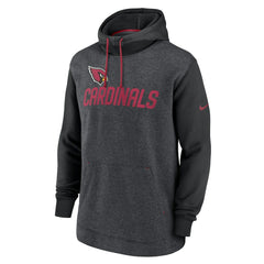 Arizona Cardinals Surrey Legacy Pullover Hoodie - Heathered Charcoal/Black Hoodies