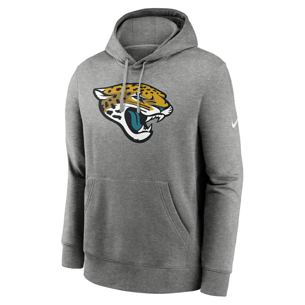 Jacksonville Jaguars Rewind Club Fleece Pullover Hoodie - Heathered Gray Hoodies