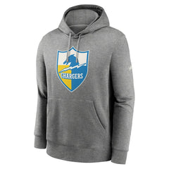 Los Angeles Chargers Rewind Club Fleece Pullover Hoodie - Heathered Gray Hoodies