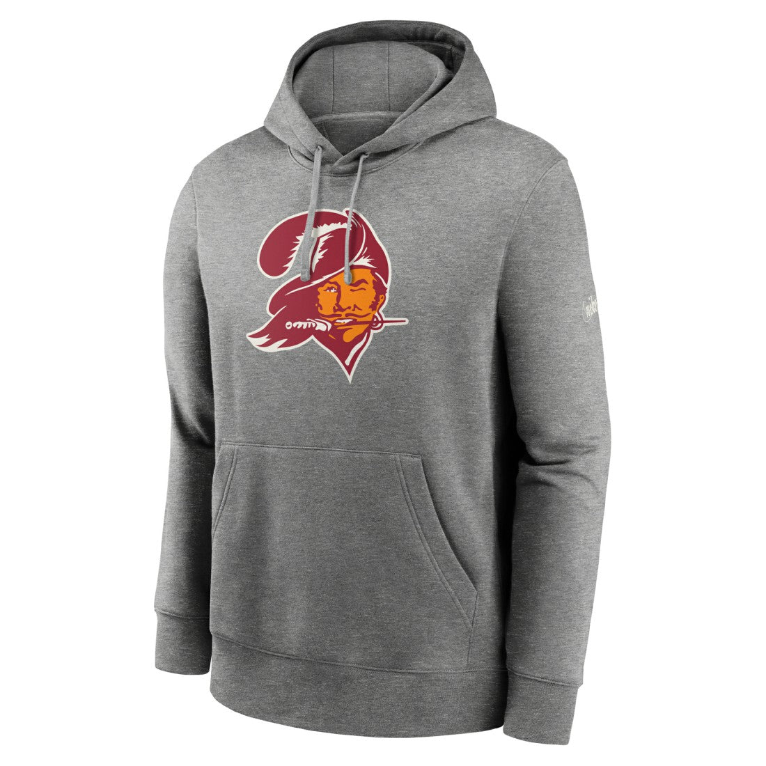 Tampa Bay Buccaneers Rewind Club Fleece Pullover Hoodie - Heathered Gray Hoodies