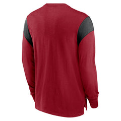 Arizona Cardinals Rewind Playback Helmet Long Sleeve T-Shirt - Cardinal T-shirts