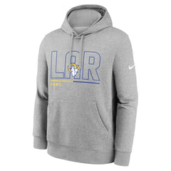 Los Angeles Rams City Code Club Fleece Pullover Hoodie - Heathered Gray Hoodies