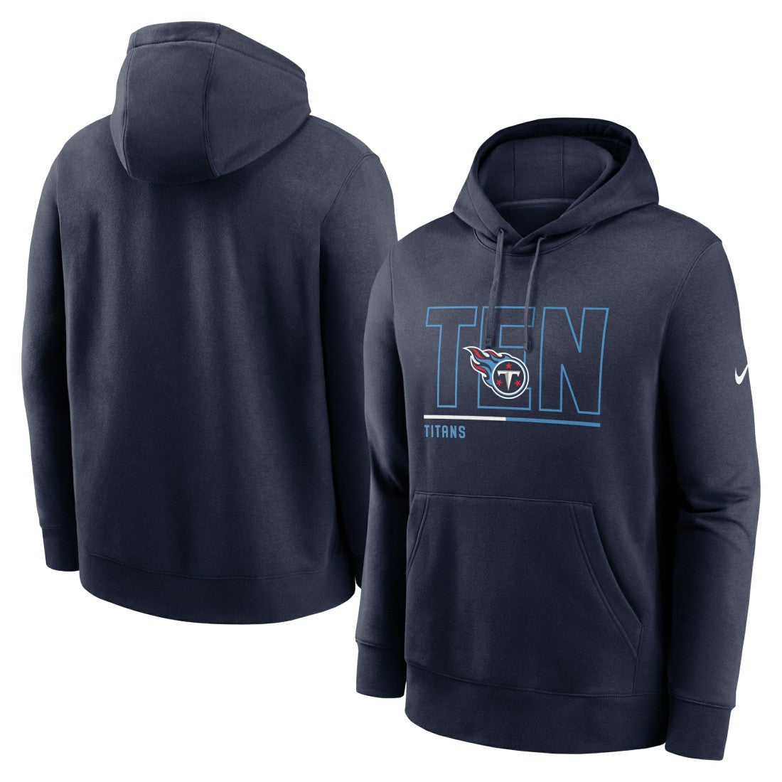 Tennessee Titans City Code Club Fleece Pullover Hoodie - Navy Hoodies
