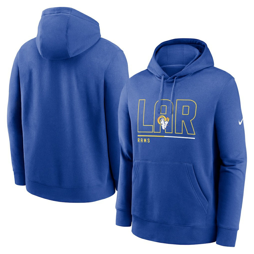 Los Angeles Rams City Code Club Fleece Pullover Hoodie - Royal Hoodies