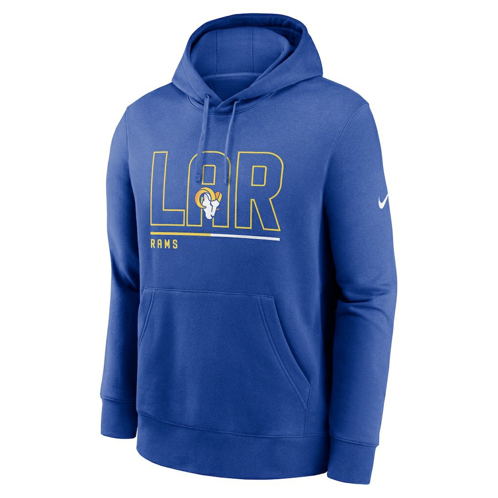 Los Angeles Rams City Code Club Fleece Pullover Hoodie - Royal Hoodies