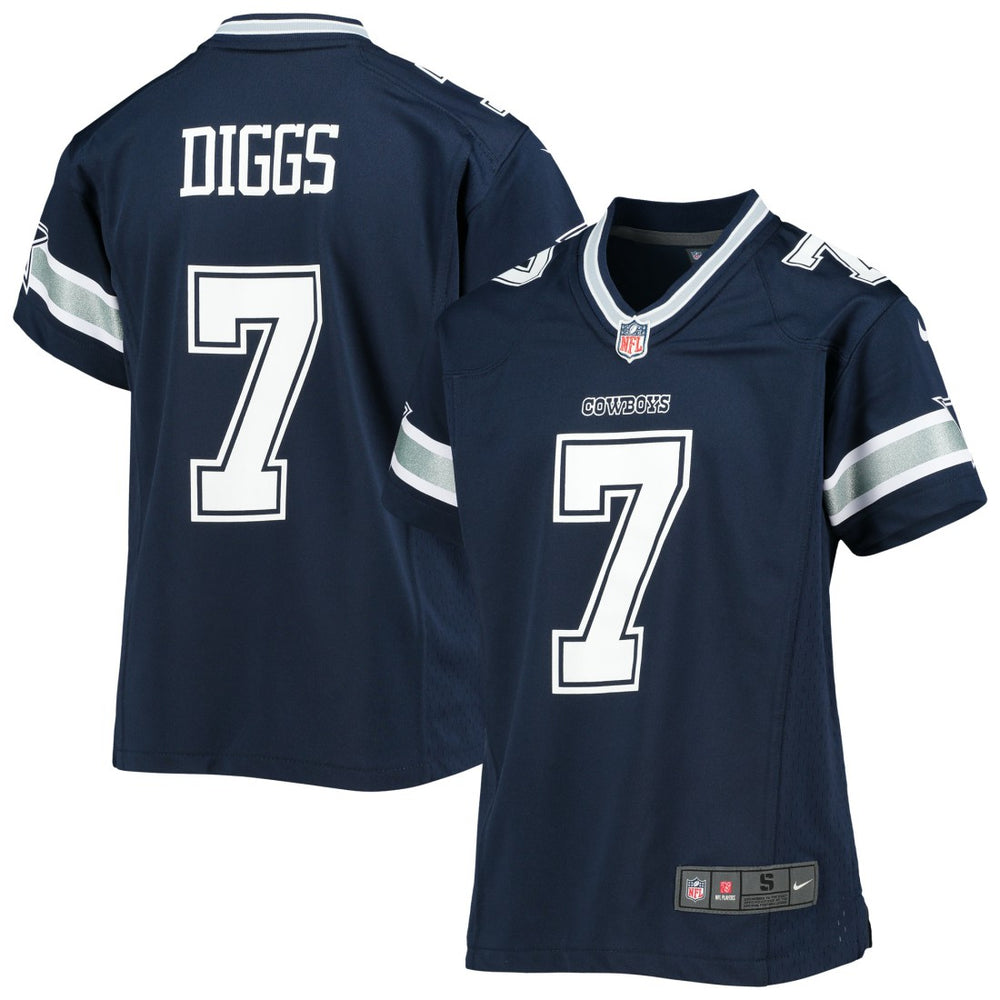 Trevon Diggs Dallas Cowboys Youth Game Jersey - Navy Jerseys