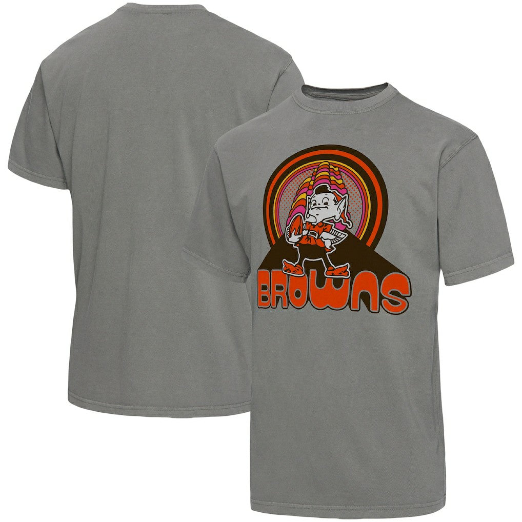 Cleveland Browns Junk Food Wonderland Infinity Vibe T-Shirt - Graphite T-shirts