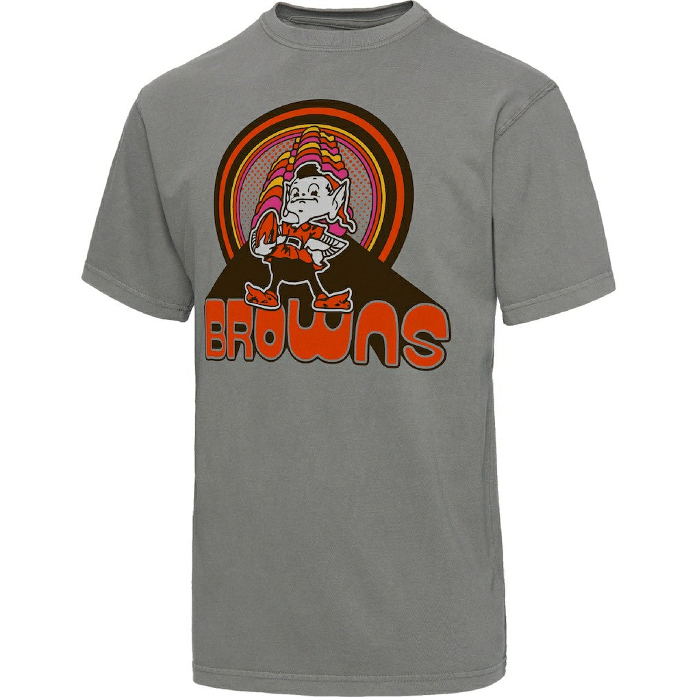 Cleveland Browns Junk Food Wonderland Infinity Vibe T-Shirt - Graphite T-shirts