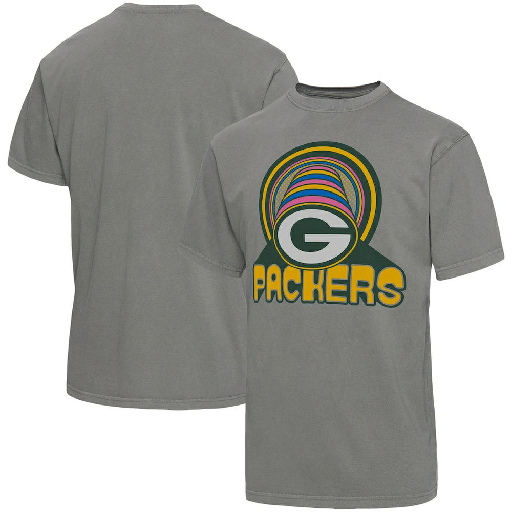 Green Bay Packers Junk Food Wonderland Infinity Vibe T-Shirt - Graphite T-shirts