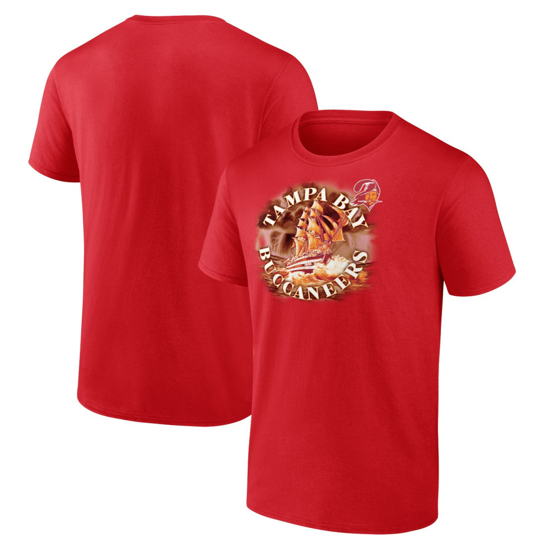 Tampa Bay Buccaneers Big & Tall Sporting Chance T-Shirt - Red T-shirts