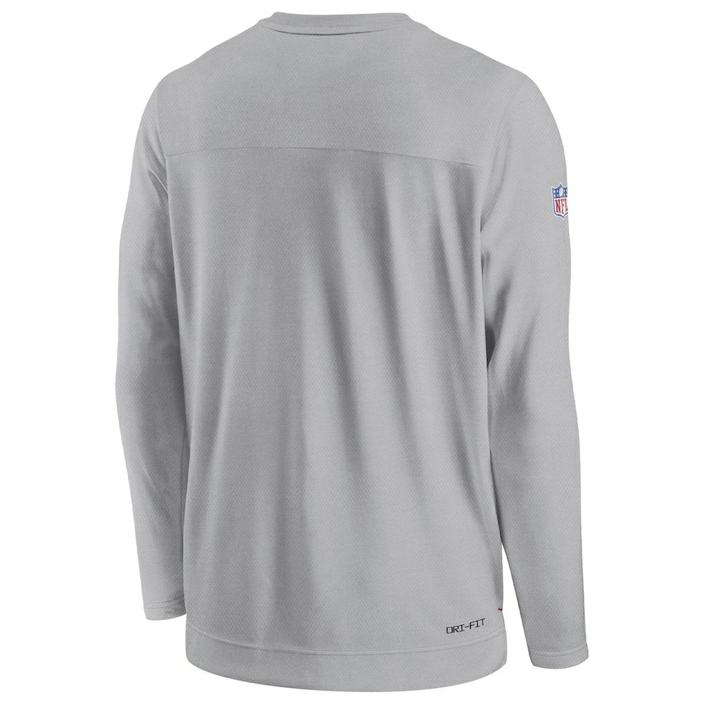 Cleveland Browns Sideline Lockup Performance Pullover Sweatshirt - Gray Pullover