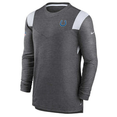 Indianapolis Colts Sideline Tonal Logo Performance Player Long Sleeve T-Shirt - Charcoal T-shirts