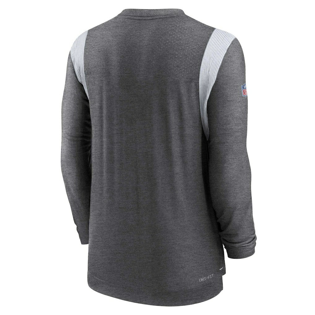 Indianapolis Colts Sideline Tonal Logo Performance Player Long Sleeve T-Shirt - Charcoal T-shirts