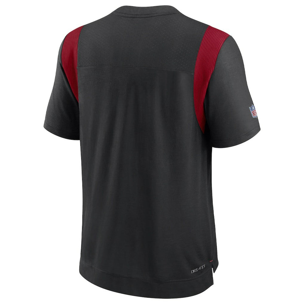 Atlanta Falcons Sideline Tonal Logo Performance Player T-Shirt - Black T-shirts