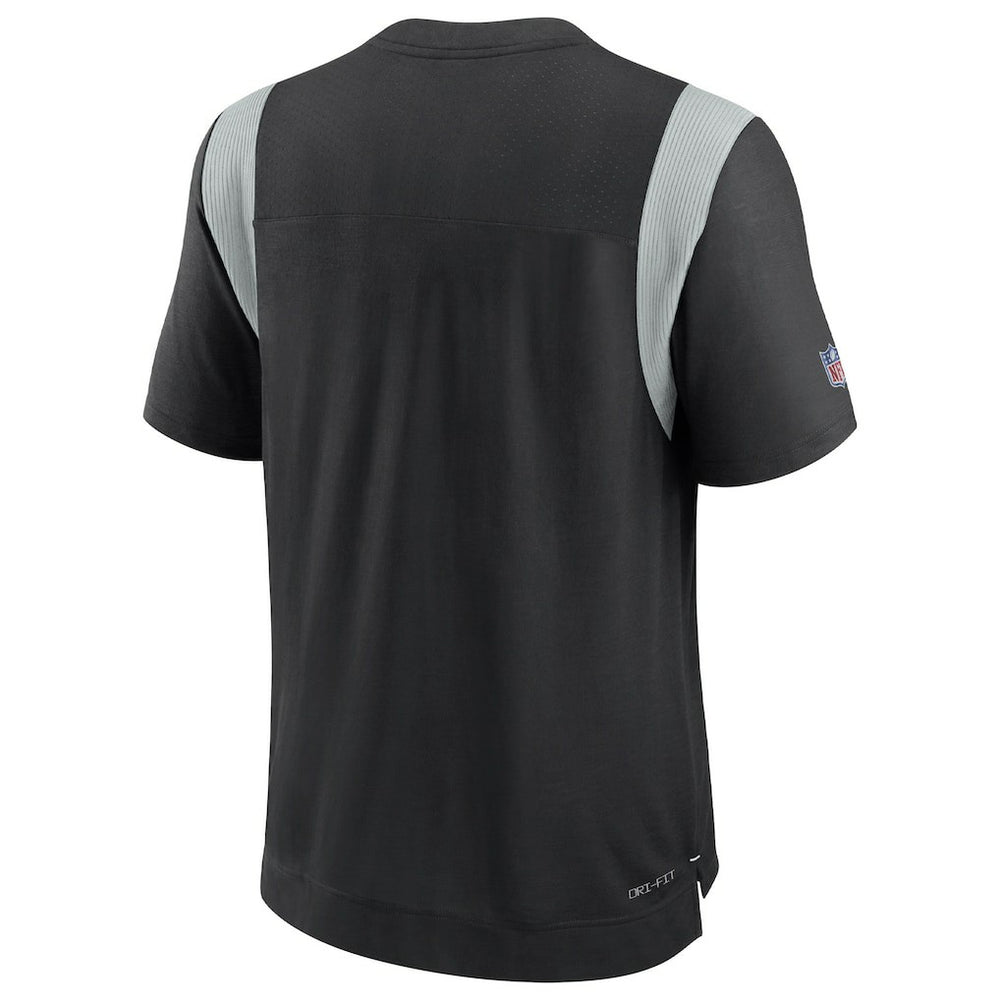 Las Vegas Raiders 2022 Sideline Tonal Logo Performance Player T-Shirt - Black T-shirts