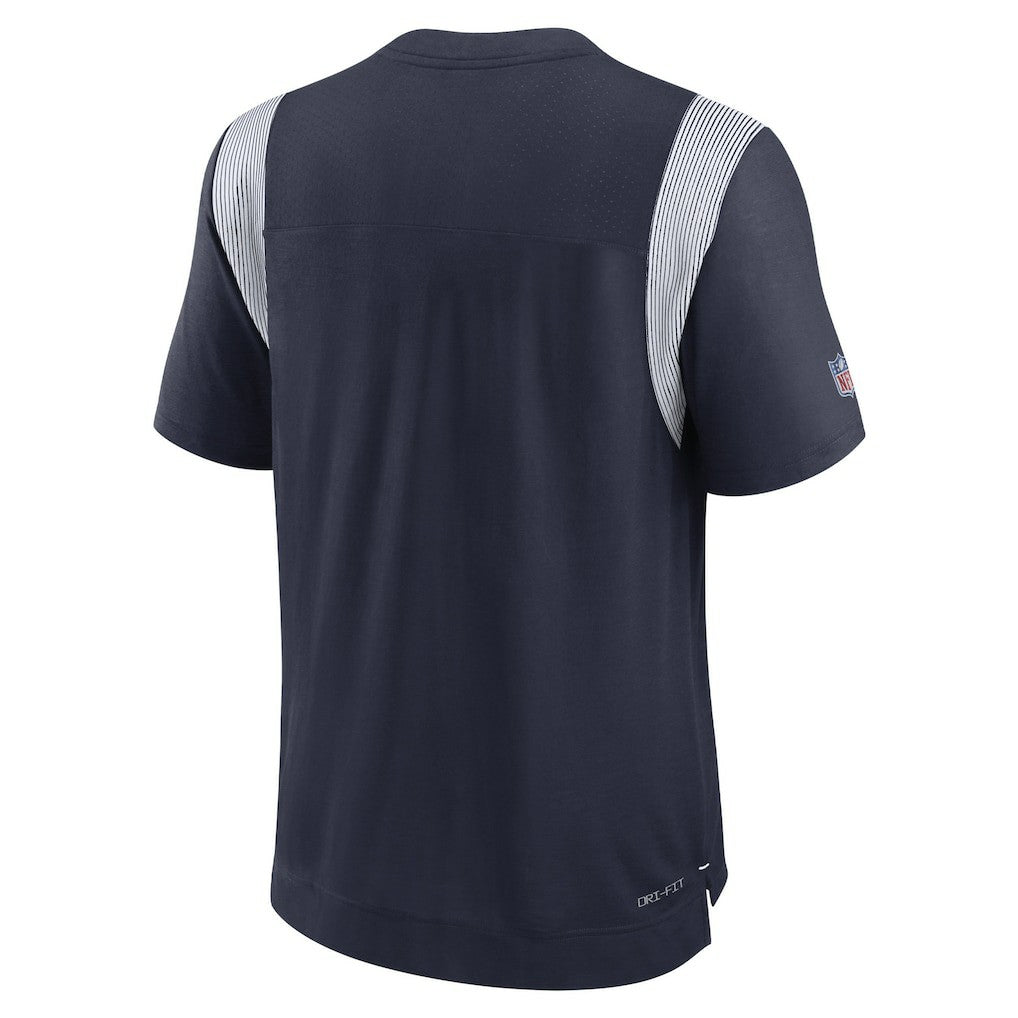 Dallas Cowboys Sideline Tonal Logo Performance Player T-Shirt - Navy T-shirts