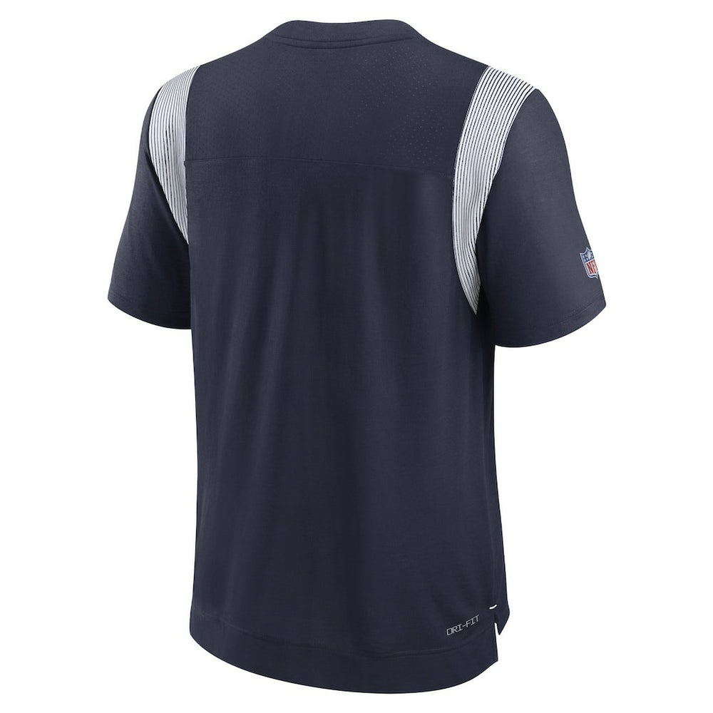 Dallas Cowboys Sideline Tonal Logo Performance Player T-Shirt - Navy T-shirts