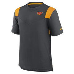 Washington Commanders Sideline Tonal Logo Performance Player T-Shirt - Charcoal T-shirts