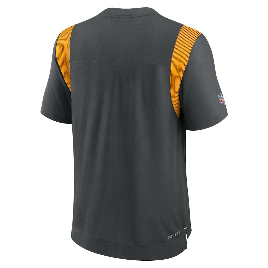 Washington Commanders Sideline Tonal Logo Performance Player T-Shirt - Charcoal T-shirts