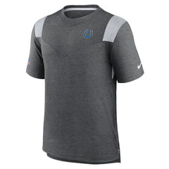 Indianapolis Colts Sideline Tonal Logo Performance Player T-Shirt - Heather Charcoal T-shirts