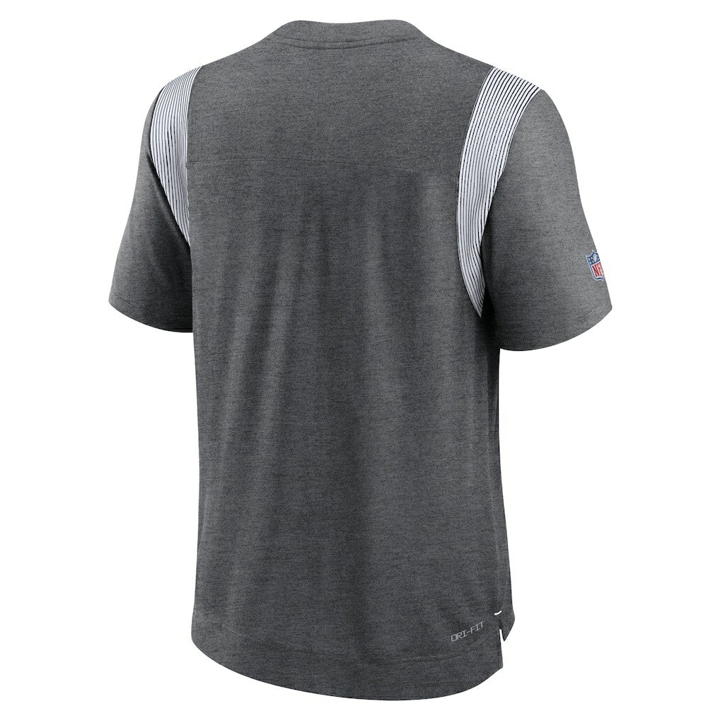 Indianapolis Colts Sideline Tonal Logo Performance Player T-Shirt - Heather Charcoal T-shirts