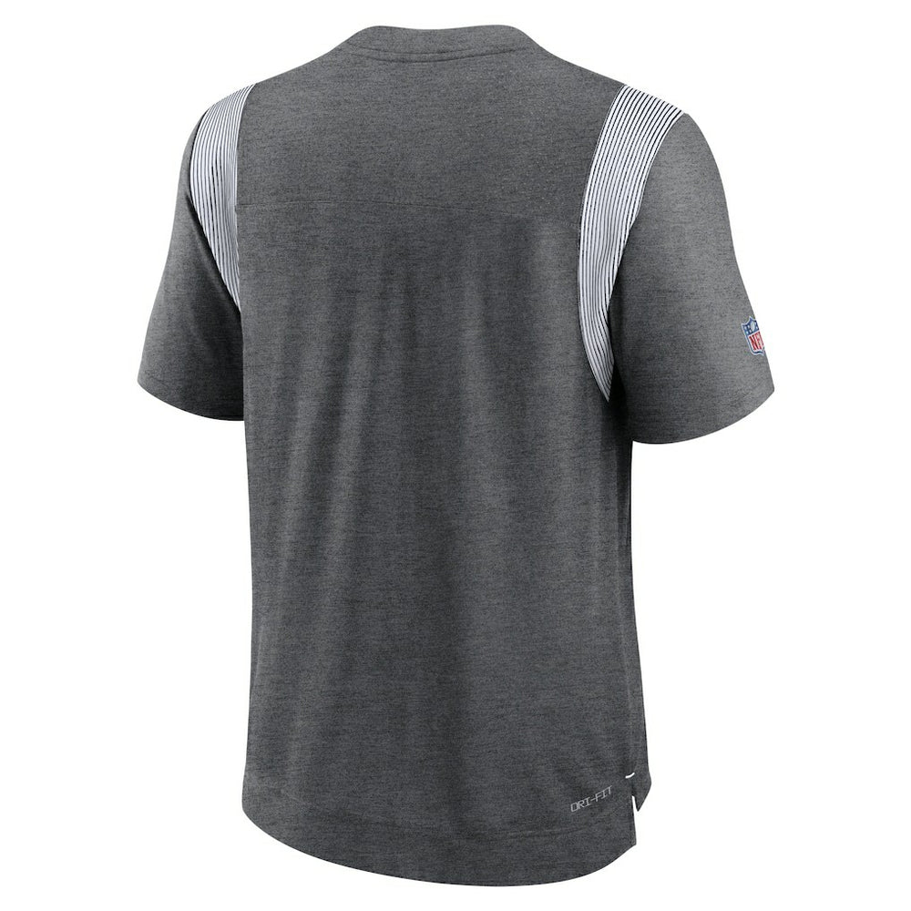 Indianapolis Colts Sideline Tonal Logo Performance Player T-Shirt - Heather Charcoal T-shirts