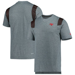 Tampa Bay Buccaneers Sideline Tonal Logo Performance Player T-Shirt - Pewter T-shirts
