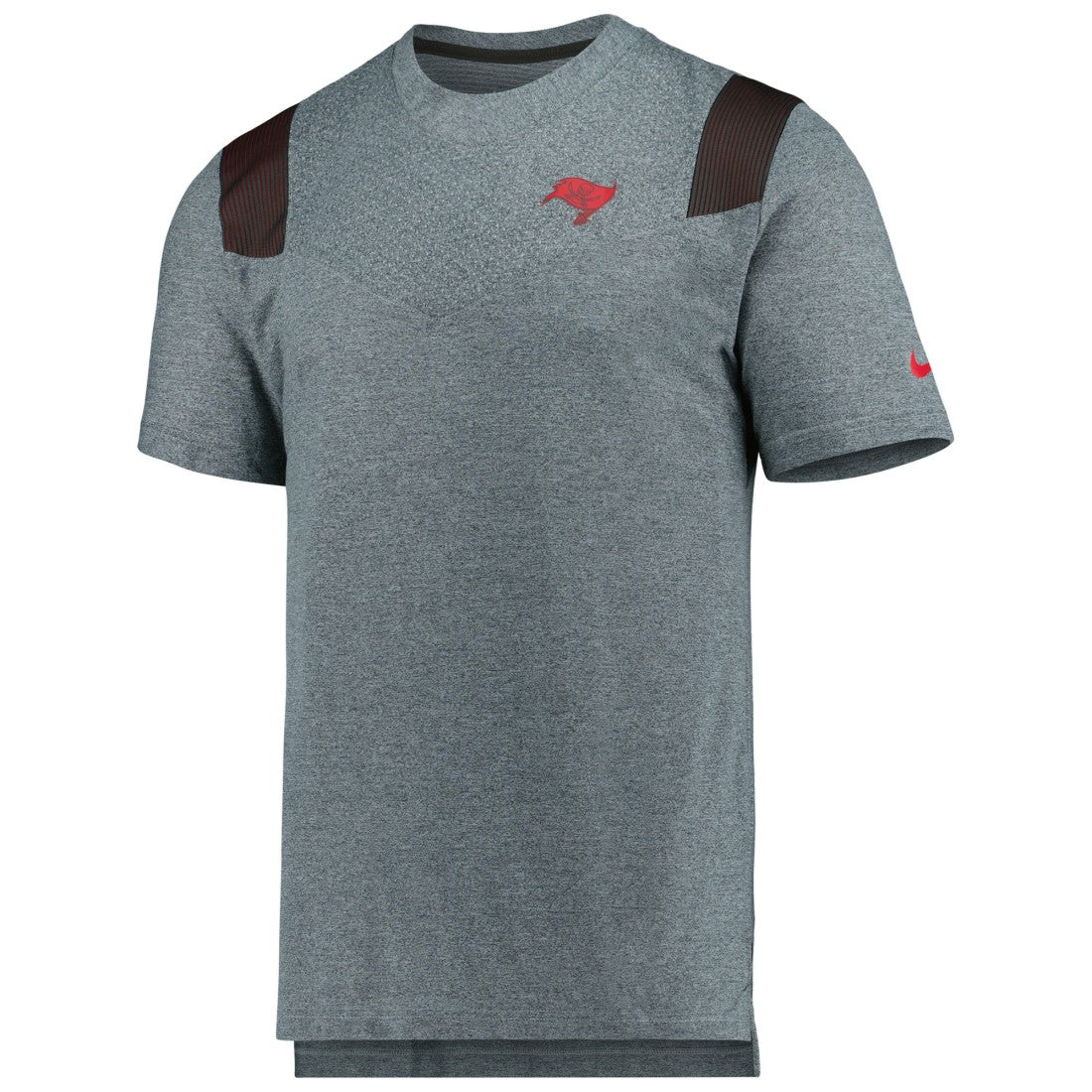 Tampa Bay Buccaneers Sideline Tonal Logo Performance Player T-Shirt - Pewter T-shirts