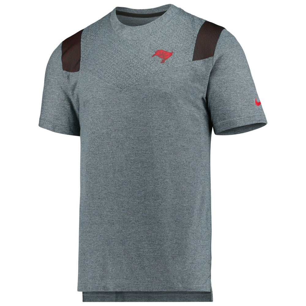 Tampa Bay Buccaneers Sideline Tonal Logo Performance Player T-Shirt - Pewter T-shirts
