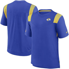 Los Angeles Rams Sideline Tonal Logo Performance Player T-Shirt - Royal T-shirts