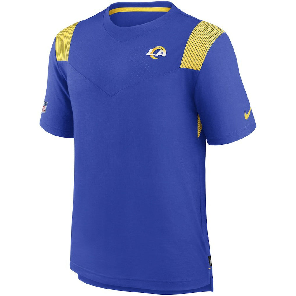 Los Angeles Rams Sideline Tonal Logo Performance Player T-Shirt - Royal T-shirts