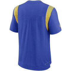 Los Angeles Rams Sideline Tonal Logo Performance Player T-Shirt - Royal T-shirts