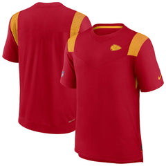 Kansas City Chiefs Sideline Tonal Logo Performance Player T-Shirt - Red T-shirts