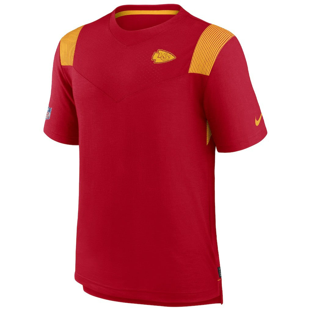 Kansas City Chiefs Sideline Tonal Logo Performance Player T-Shirt - Red T-shirts