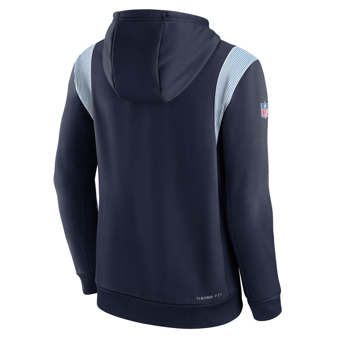 Tennessee Titans Sideline Athletic Stack Performance Pullover Hoodie - Navy Hoodies